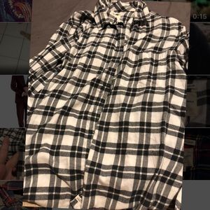 Ahh-mazingly soft white and black flannel